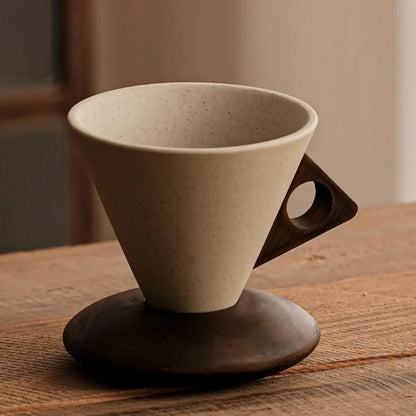 Creative Ceramic Coffee Cup and Saucer Vintage Latte Coffee Mug Exquisite Afternoon Tea Flower Tea Coffee Cup Home Breakfast Mug