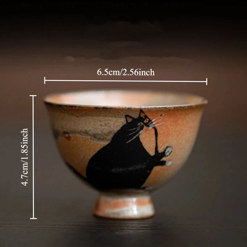 Ceramic Opening Cup Pottery Beautiful Cups Tea Cup Set Teaware For Tea Ceremony
