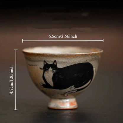 Ceramic Opening Cup Pottery Beautiful Cups Tea Cup Set Teaware For Tea Ceremony