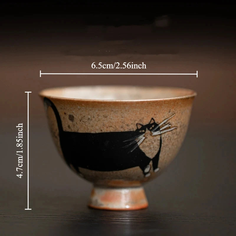 Ceramic Opening Cup Pottery Beautiful Cups Tea Cup Set Teaware For Tea Ceremony