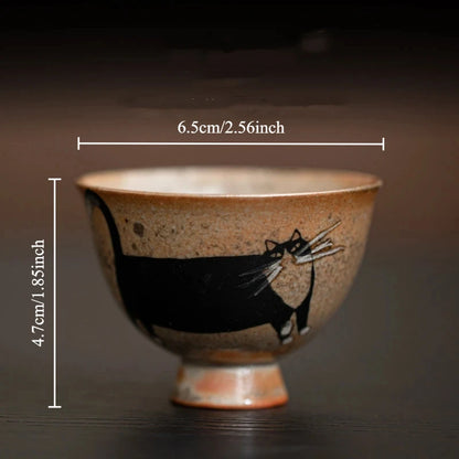 Ceramic Opening Cup Pottery Beautiful Cups Tea Cup Set Teaware For Tea Ceremony