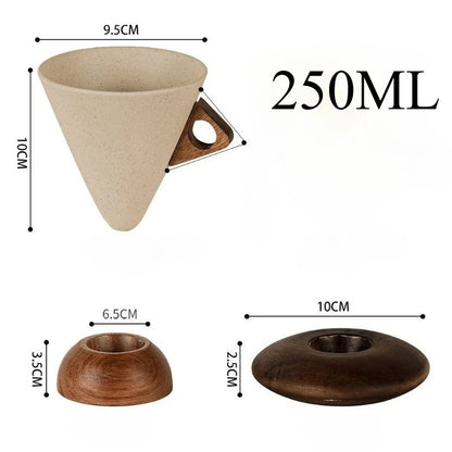 Creative Ceramic Coffee Cup and Saucer Vintage Latte Coffee Mug Exquisite Afternoon Tea Flower Tea Coffee Cup Home Breakfast Mug