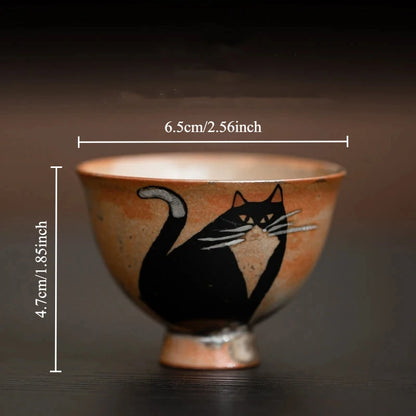 Ceramic Opening Cup Pottery Beautiful Cups Tea Cup Set Teaware For Tea Ceremony