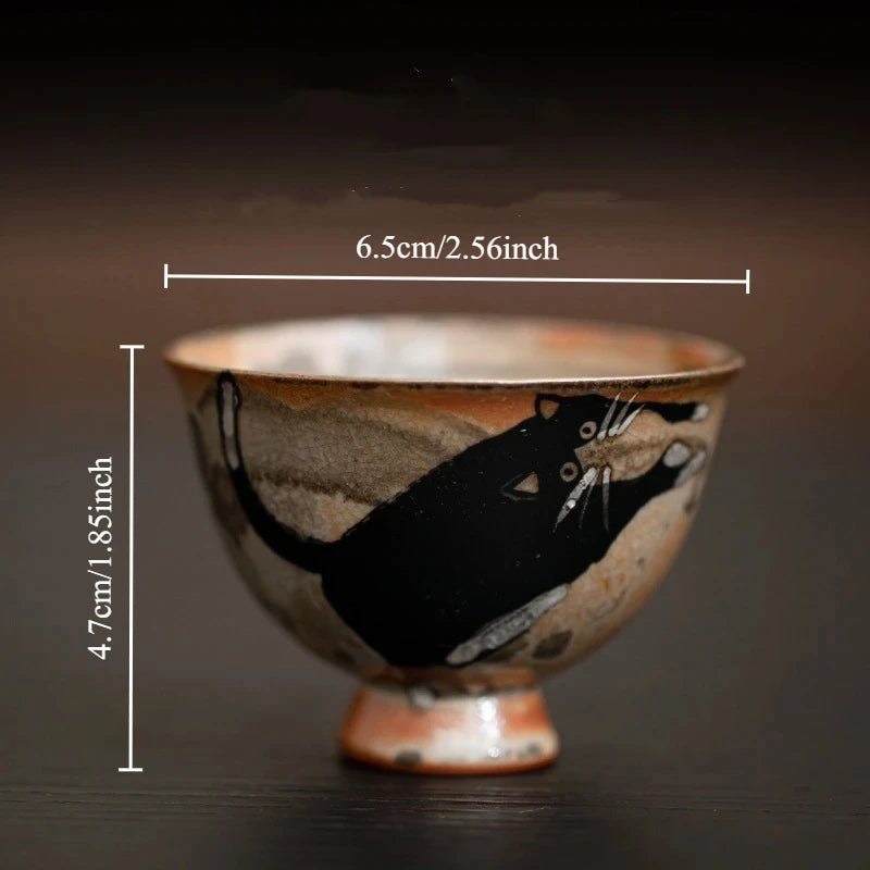 Ceramic Opening Cup Pottery Beautiful Cups Tea Cup Set Teaware For Tea Ceremony