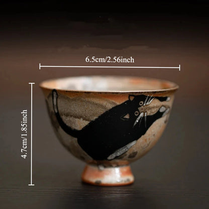 Ceramic Opening Cup Pottery Beautiful Cups Tea Cup Set Teaware For Tea Ceremony