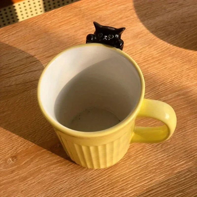Cute Cat Cup - Cute Ceramic Coffee Cups and Cat-designed Mugs for Creative Hotels/restaurants/office Restaurants/cafes