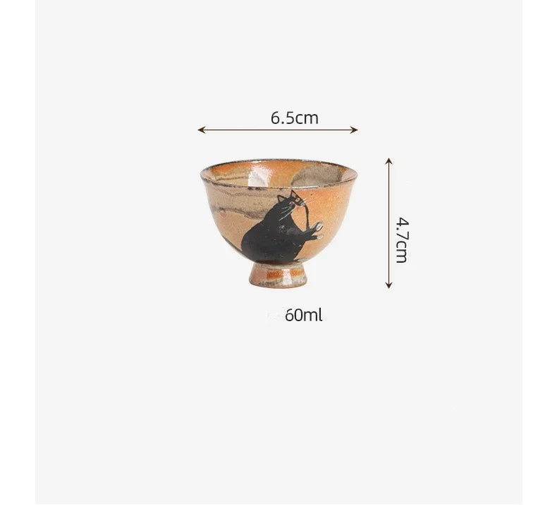 Ceramic Opening Cup Pottery Beautiful Cups Tea Cup Set Teaware For Tea Ceremony